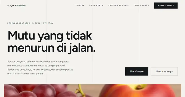 Tampilan EthyleneAbsorber (Konsep Premium)