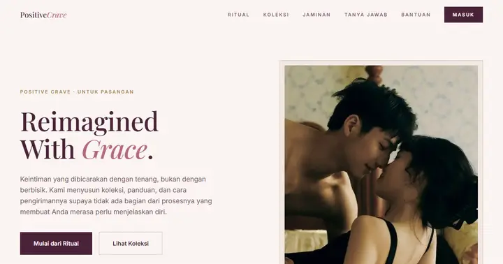 Tampilan Positive Crave (Konsep Grace)