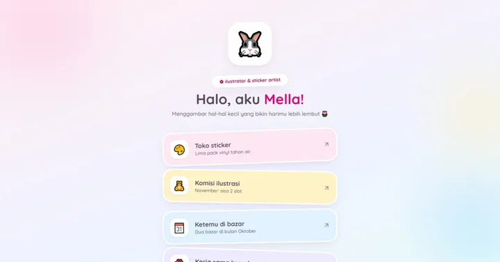 Tampilan Mella