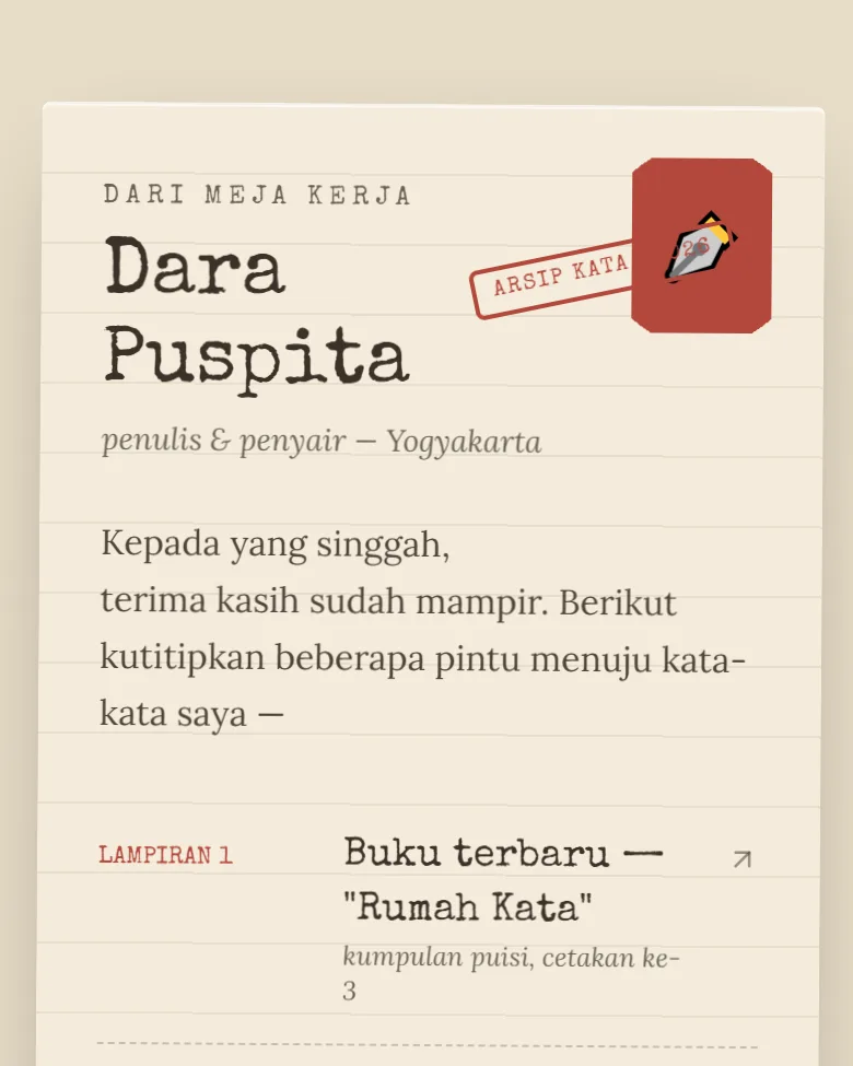 Preview template Arsip